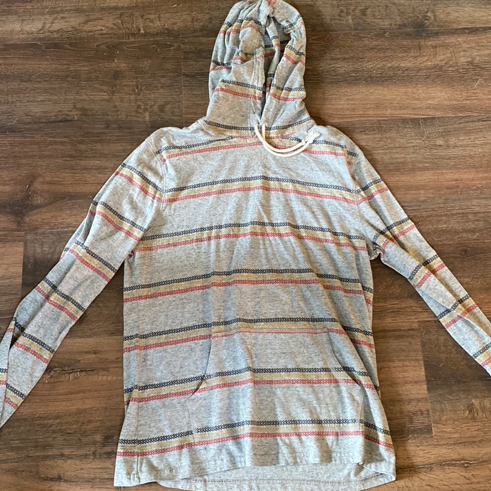 Mens Arizona jeans lightweight hoodie sweater sweatshirt gray